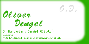 oliver dengel business card